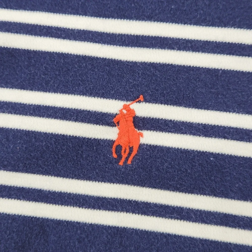 Polo Ralph Lauren Mens XL Striped Short‎ Sleeve Polo Shirt